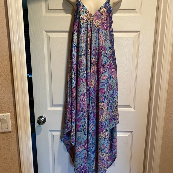 Multi print harem pant romper. - Picture 7 of 13